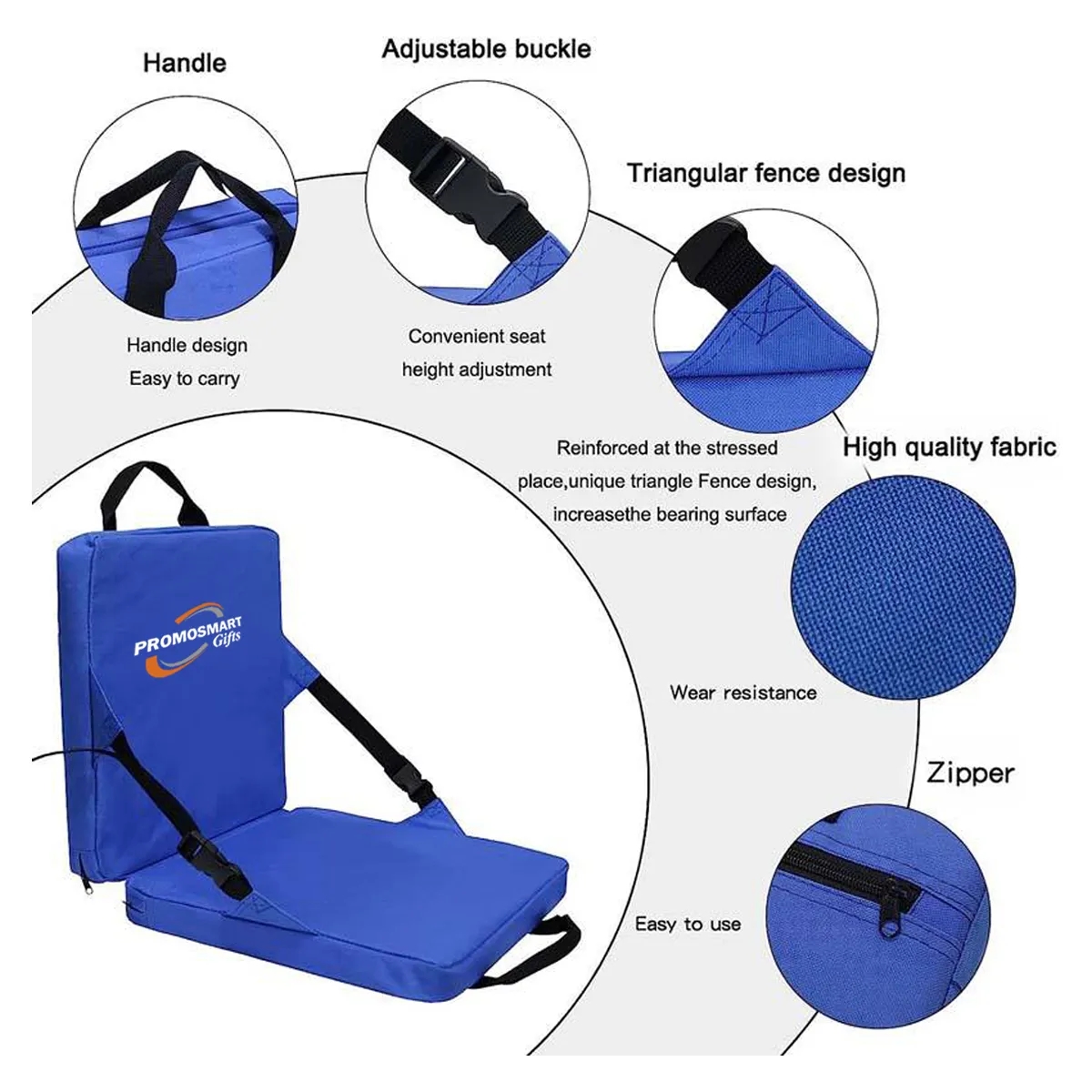 Portable Oxford Stadium Chair Cushion 4