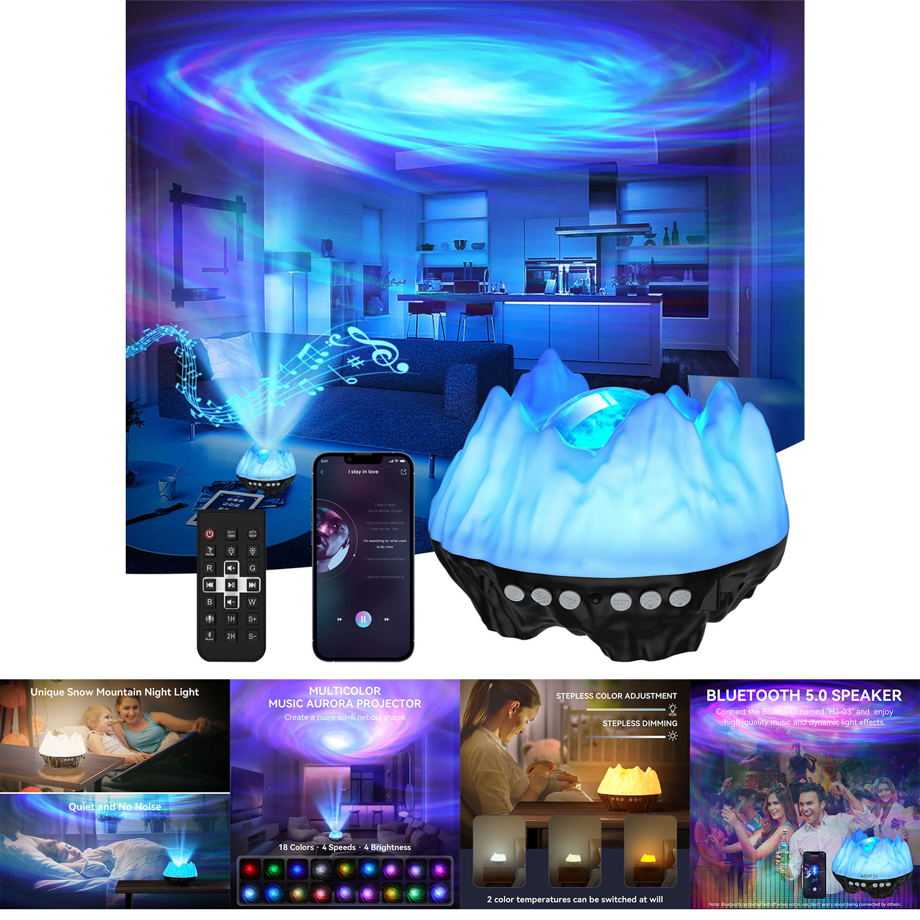 Northern Lights Aurora Projector 2