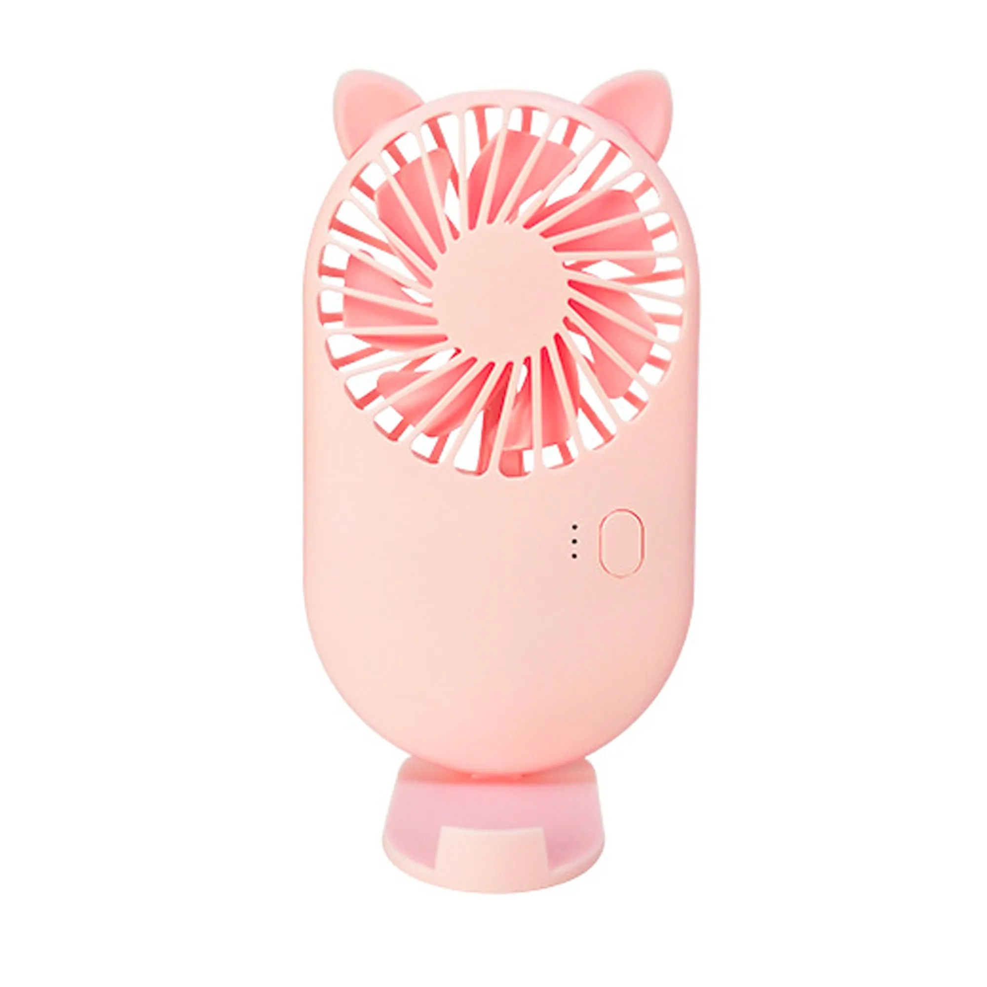 MOQ20PCS Mini Pocket Fan With Phone Holder 3