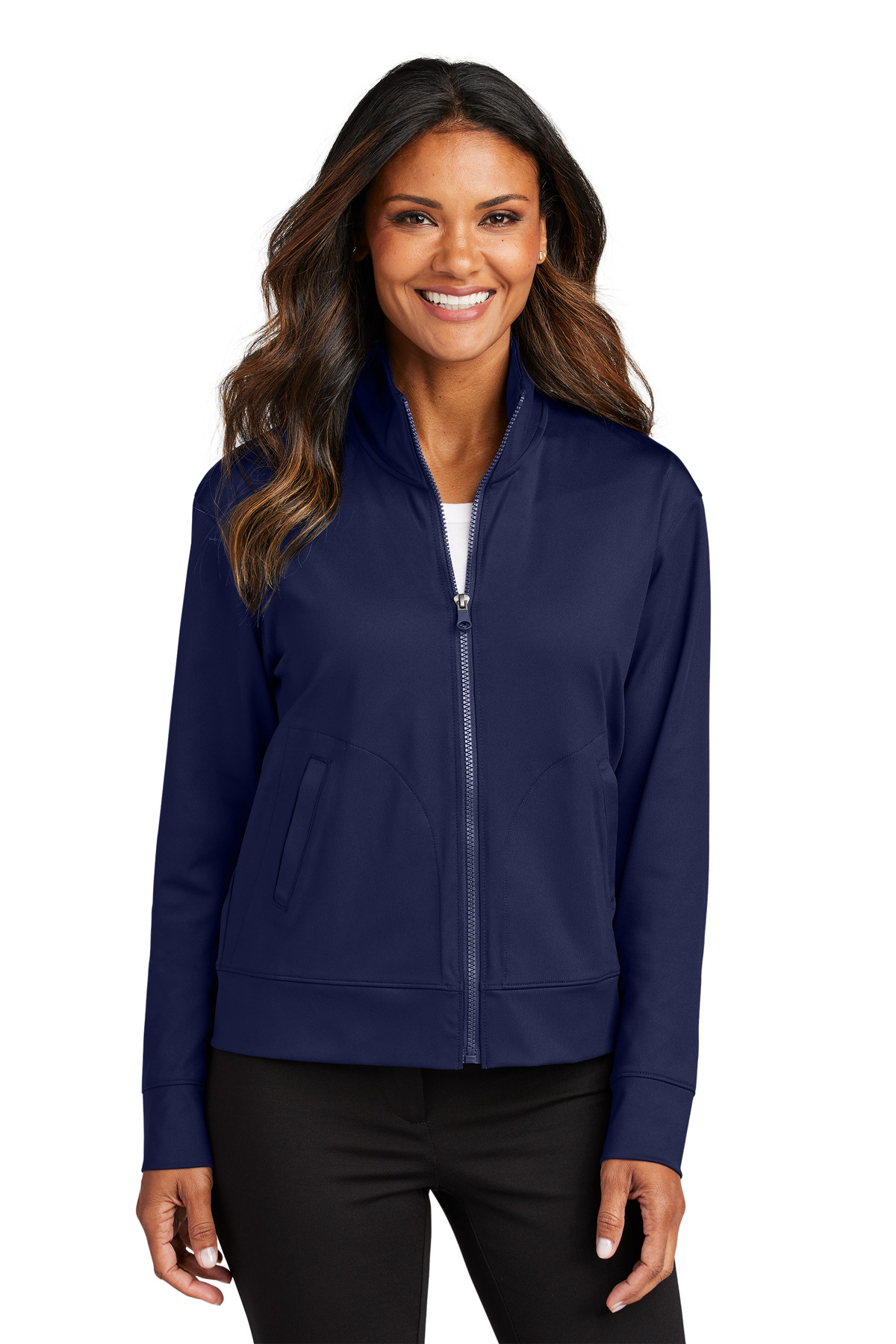 Port Authority Women's C-FREE Double Knit Full-Zip LK881 26