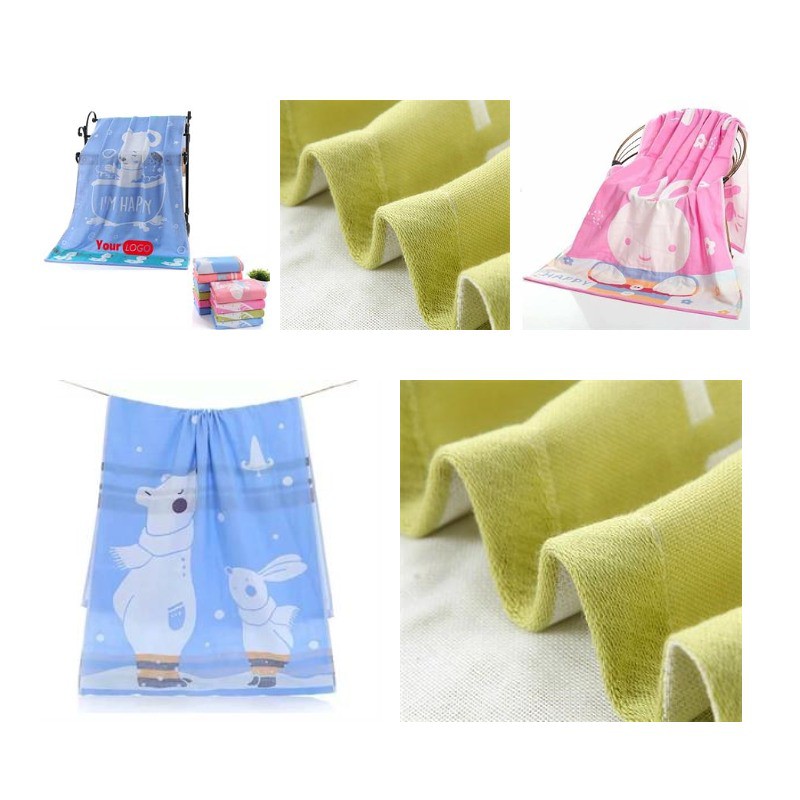 100% Cotton Cartoon Beach Towel