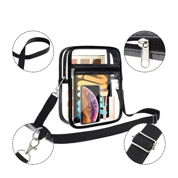 Transparent PVC Crossbody Purse with Clear Shoulder Bag 14