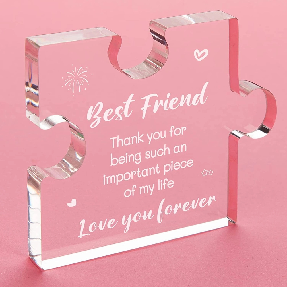 Acrylic Puzzle-Shaped Plaque 5
