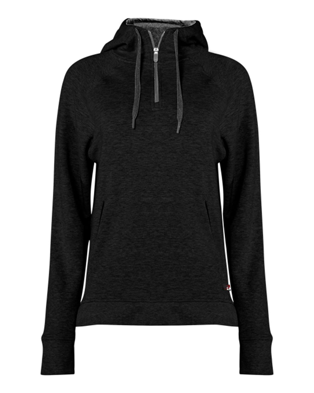 Women's FitFlex French Terry Quarter-Zip Hooded Pullover - 1051 5