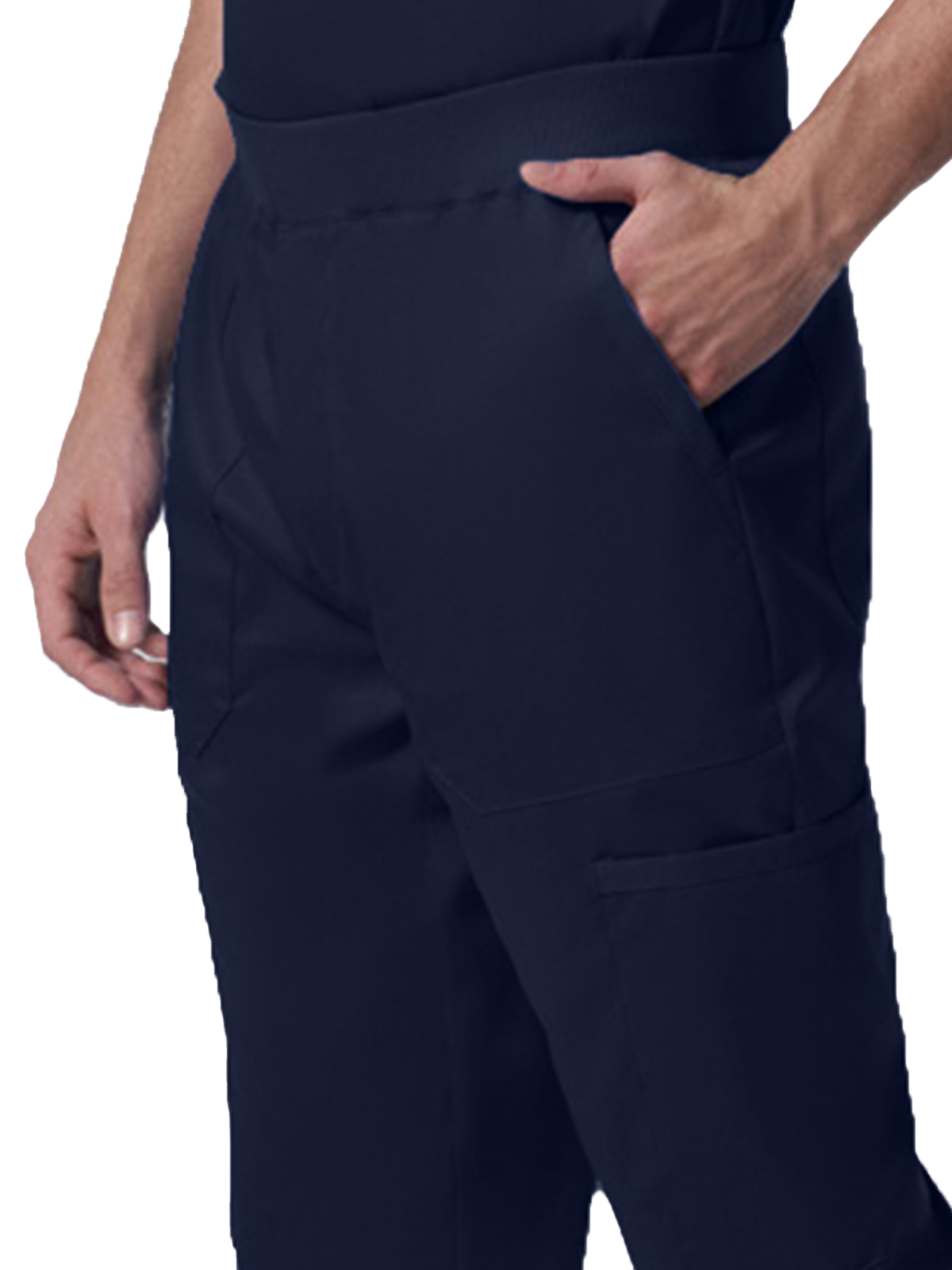 Landau - ProFlex - Men's Seven-Pocket Mid-Rise Rib-Knit Elastic Waist Jogger Pant 16