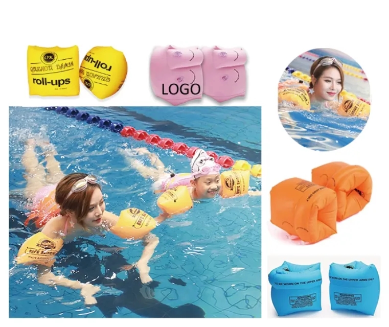 Custom Inflatable Arm Floaties for Kids Adults Bulk Order PVC Swim Rings Wholesale 6