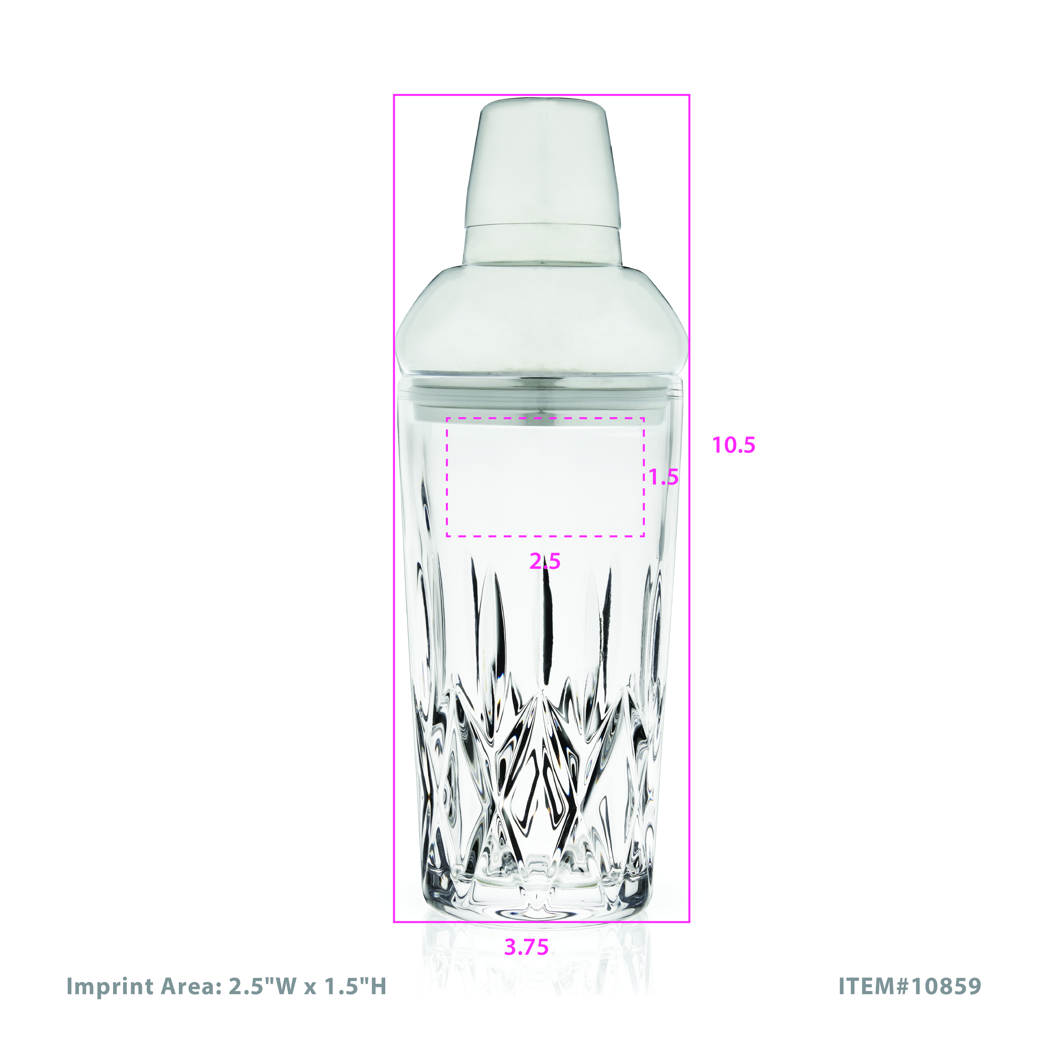 Viski® Admiral Glass Shaker 7