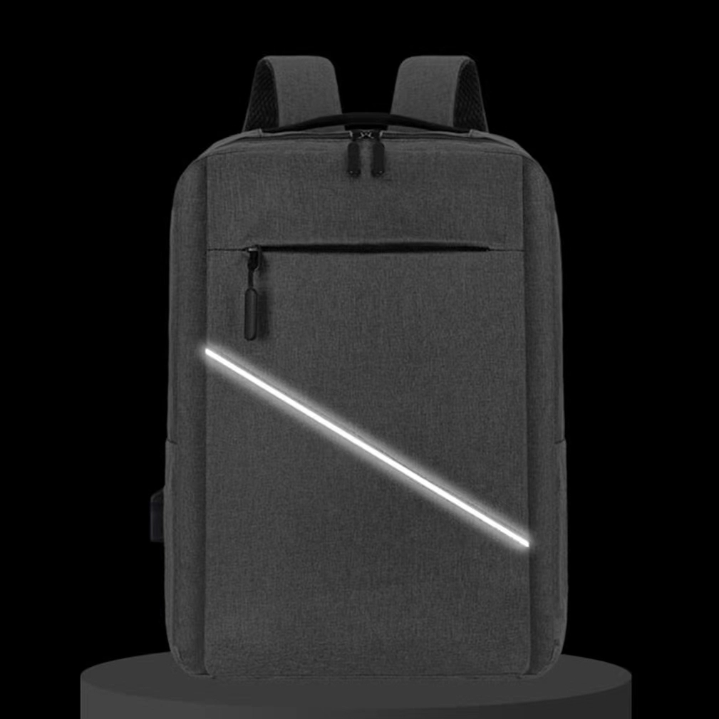 Three-Piece Casual Laptop Backpack With USB Charge Port 6