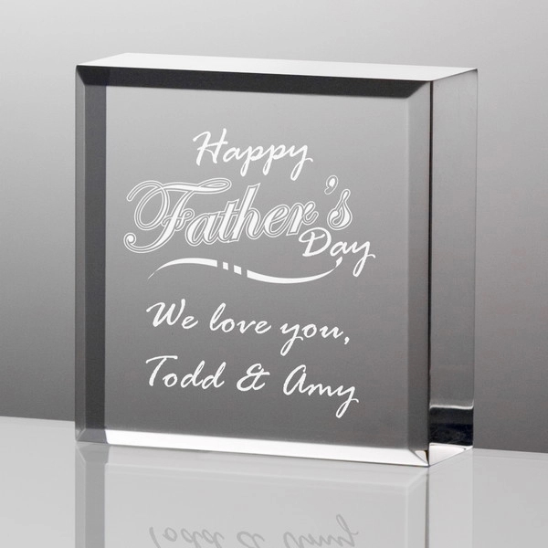 3d Laser Etched Crystal Paperweight 7