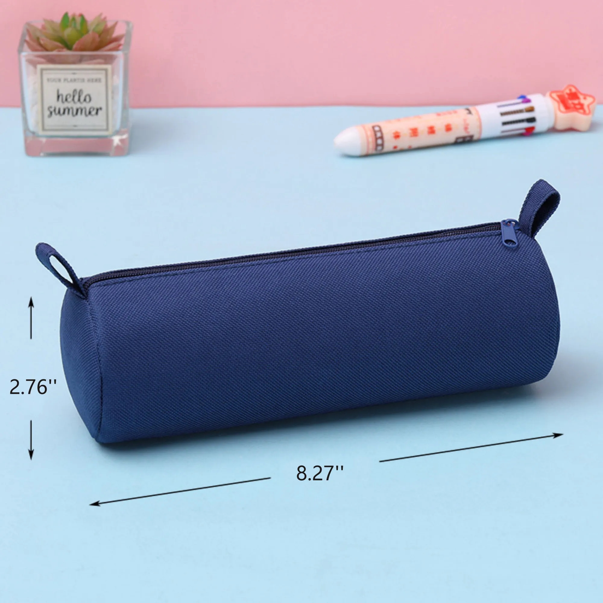 Oxford Cloth Stationery Portable Stylish Simple Pencil Case 5