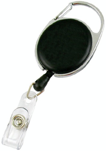 Heavy Duty Carabiner Badge Reel - Close Out 1