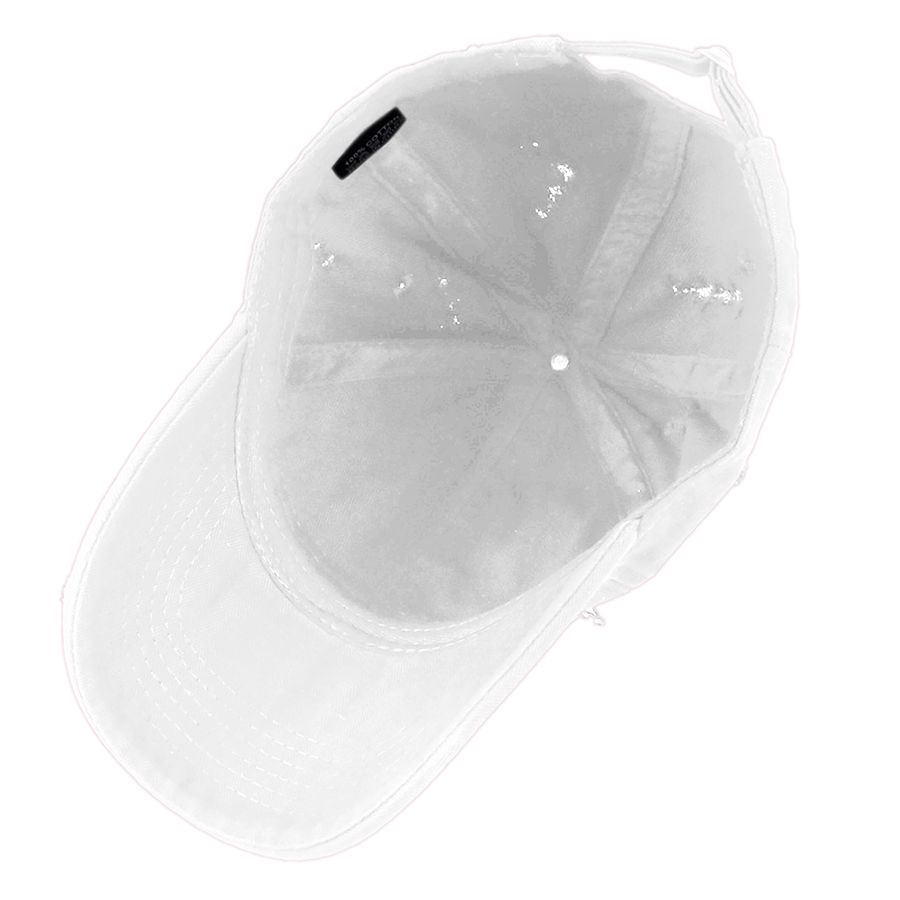 Stock Solid Color Ripped Cotton 6-Panel Baseball Cap 4