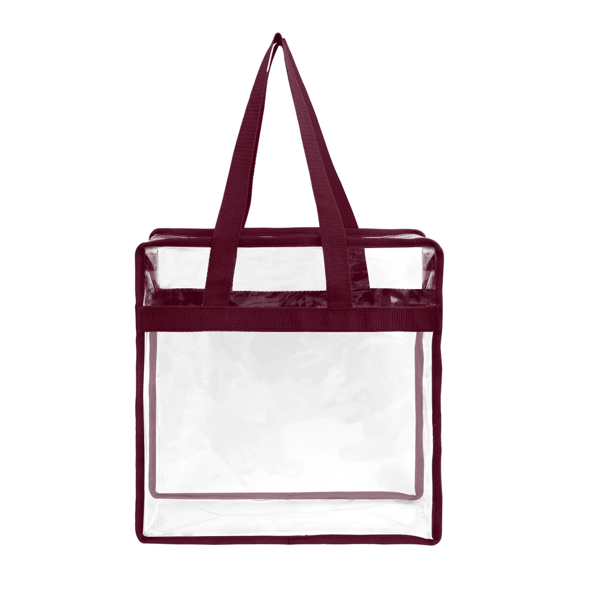 Clear Tote Bag With Zipper 1