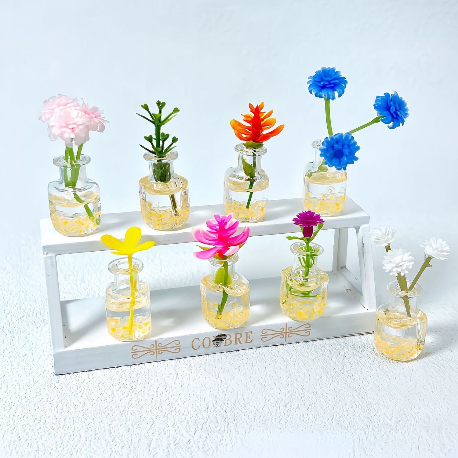 Glowing Square Bottle Plant Pot 5