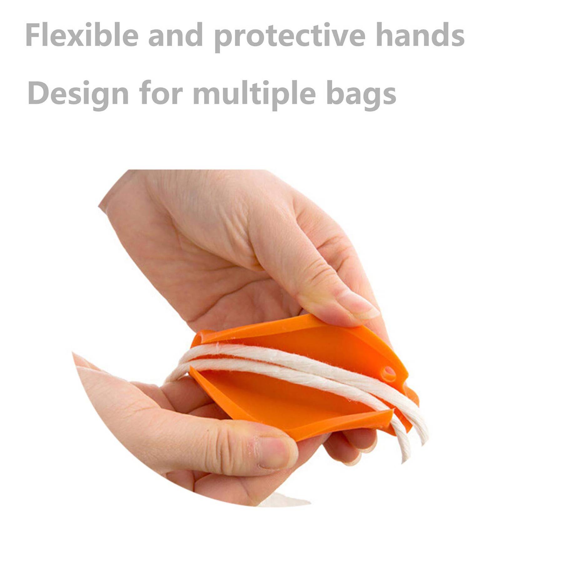 Silicone Handle Plastic Bag Holder Carrier For Shopping 1