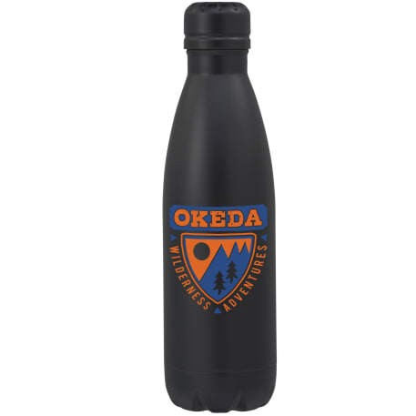 Copper Vacuum Insulated Bottle 17oz, custom water bottle with logo imprint 189