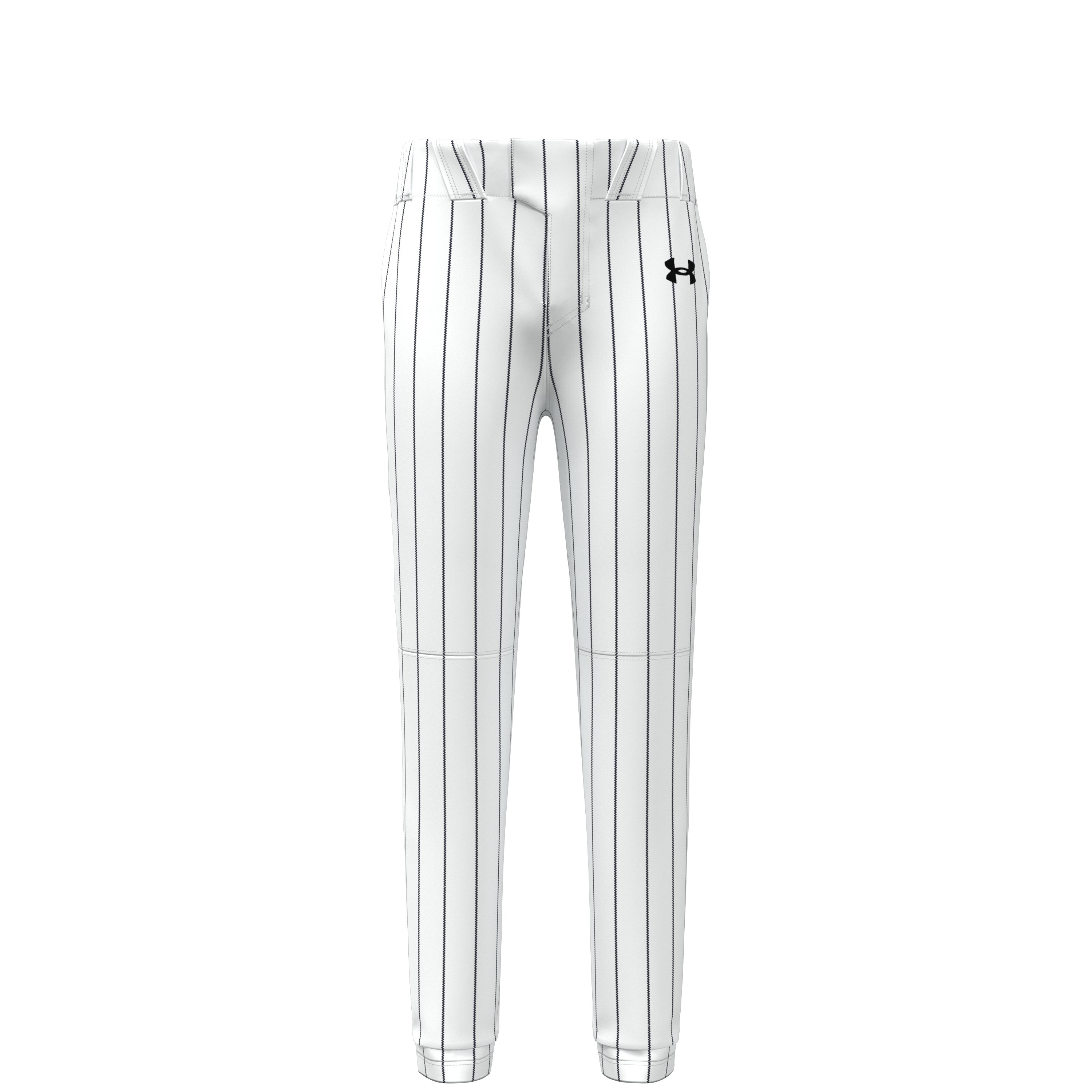 UA Utility Pro Pinstripe Tapered Boys' Baseball Pants 5