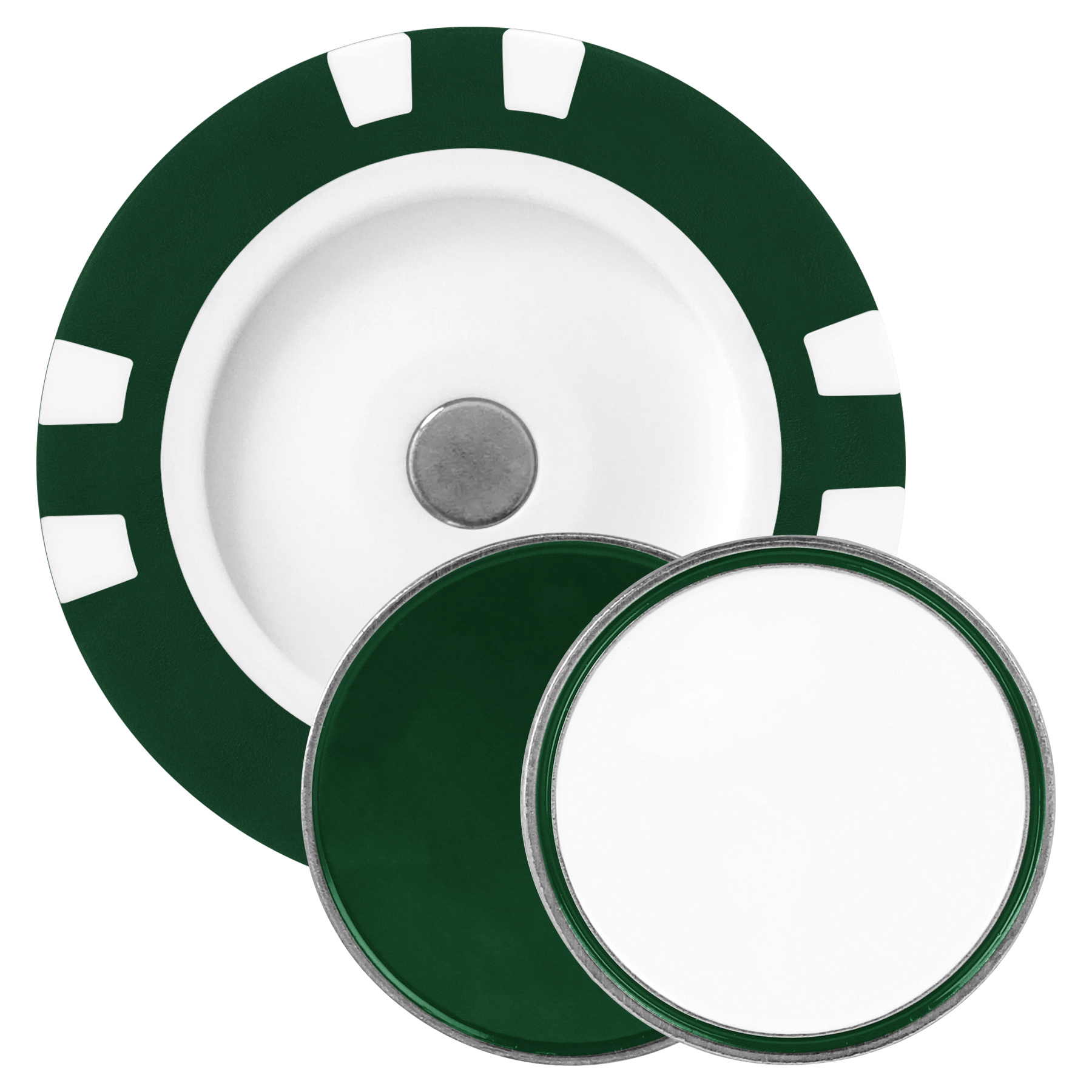 Removable Golf Ball Marker/Magnetic Poker Chip 2