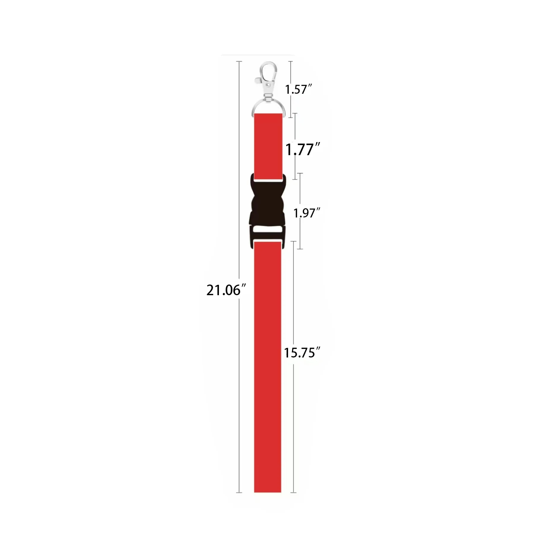 Work Badge Lanyard with Safety Breakaway Clasp 3
