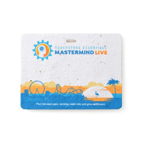 Seed Paper Name Badge