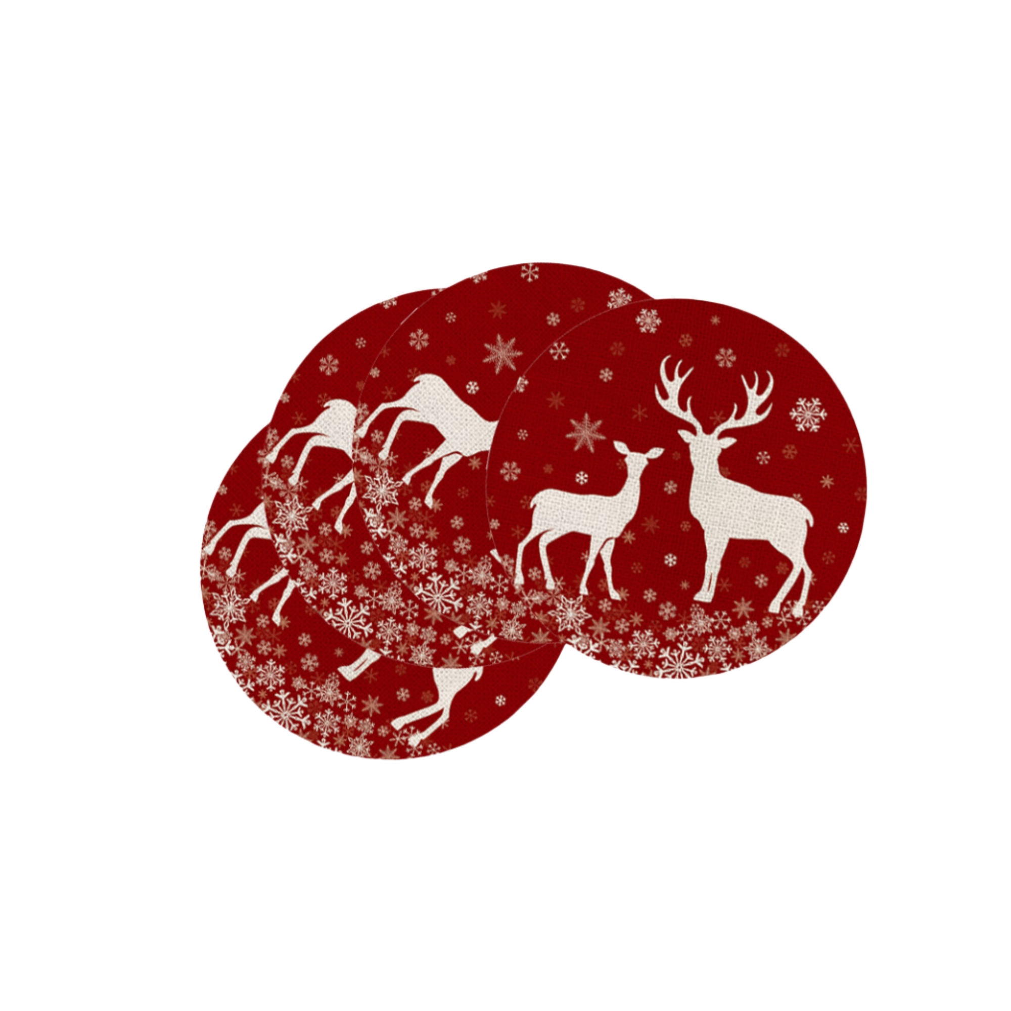 Christmas Background Winter Home Decoration Place Mats 3