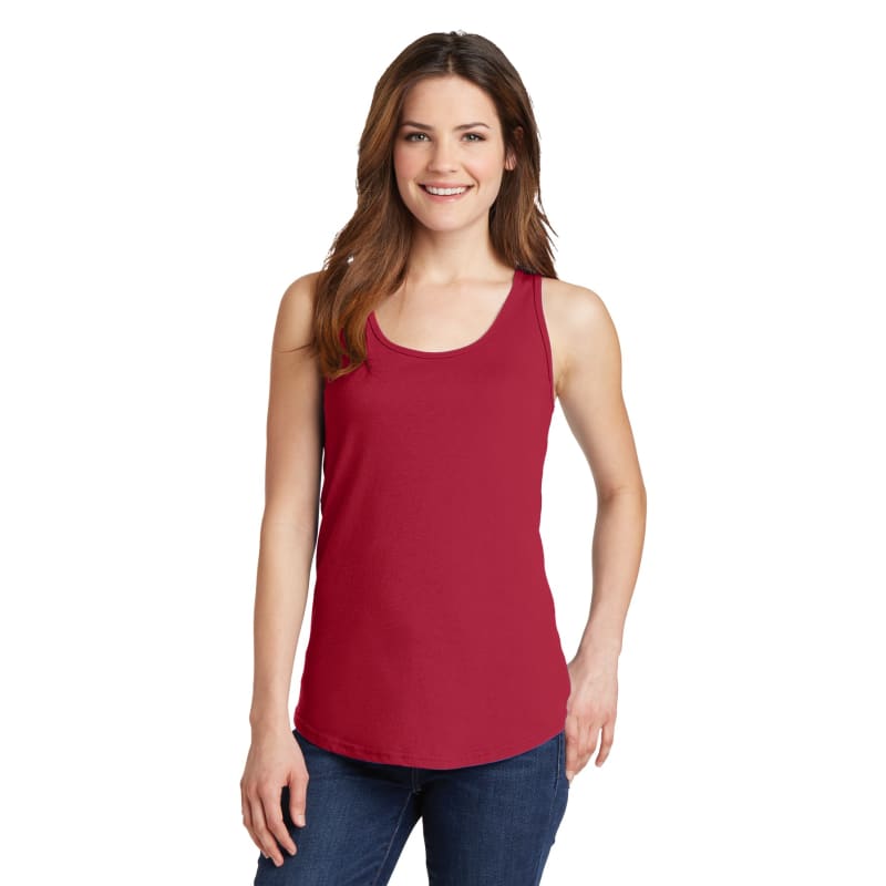 Port & Company Women's Core Cotton Tank Top. 5