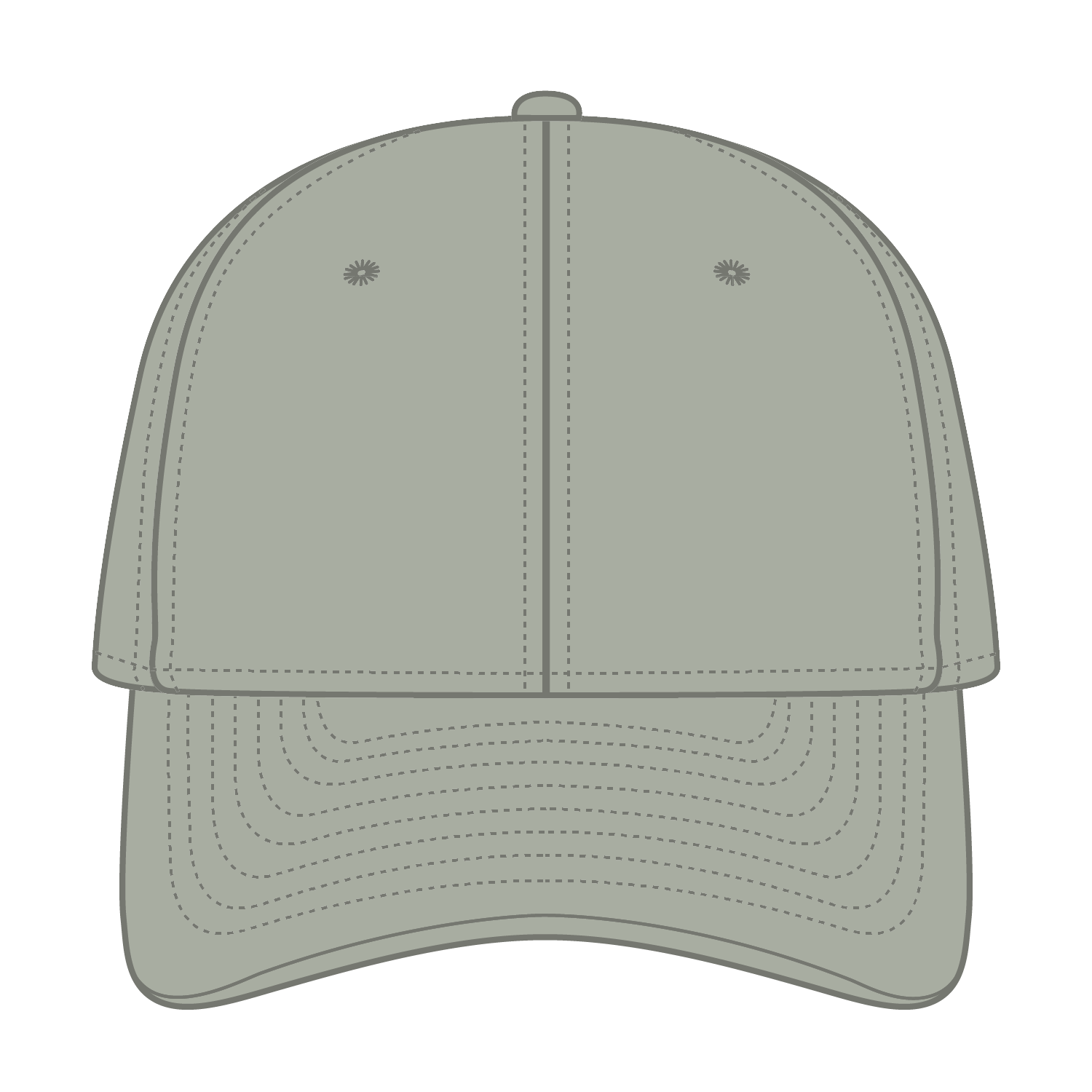 OTTO CAP® OTTO FLEX® Fitted 6 Panel Low Profile Dad Hat 5