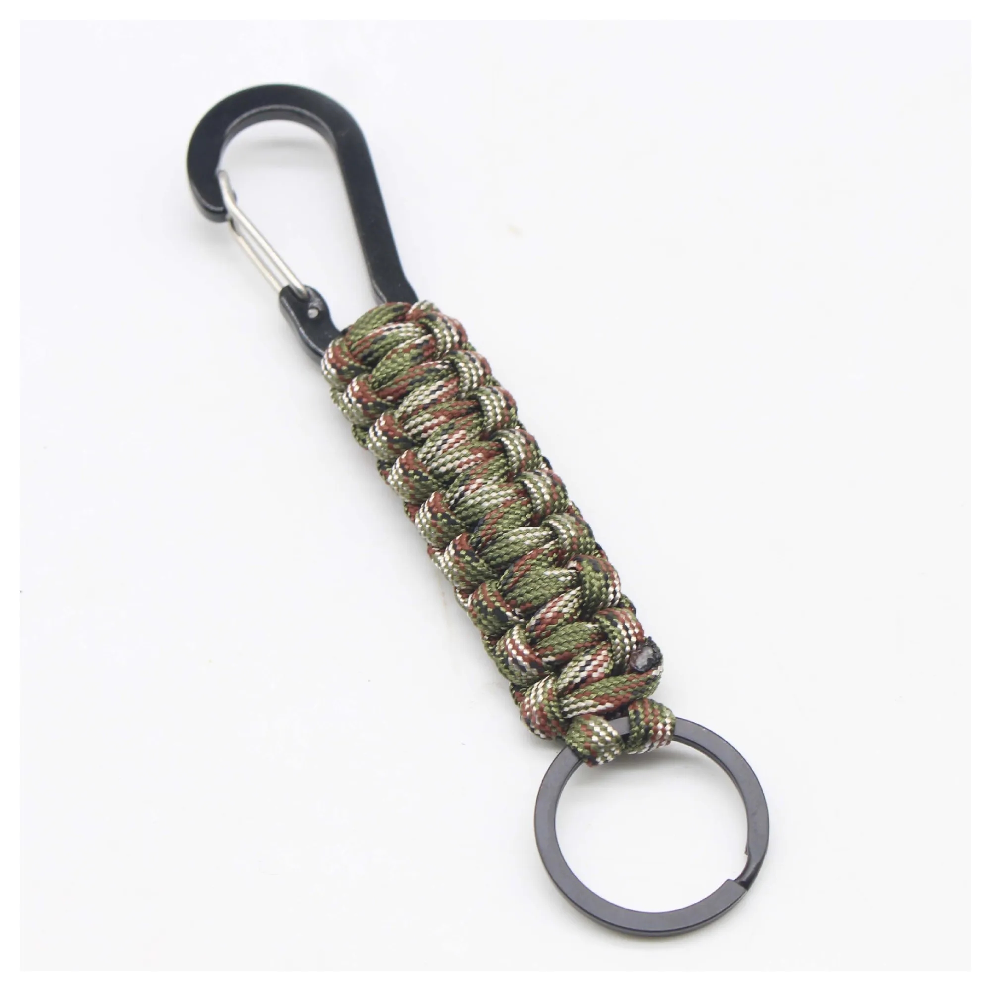Paracord Survival Rope Keychain Carabiner 12