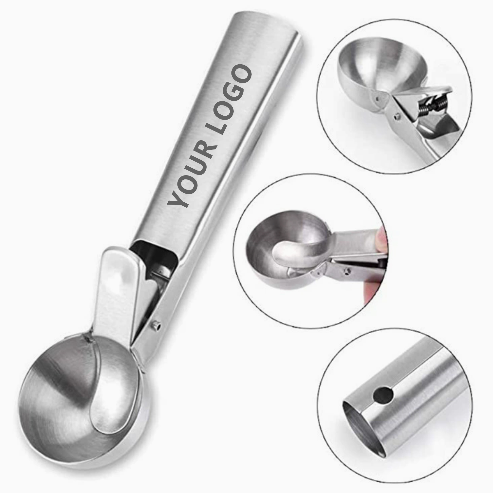 Stainless Steel Ice Cream Scoop 2