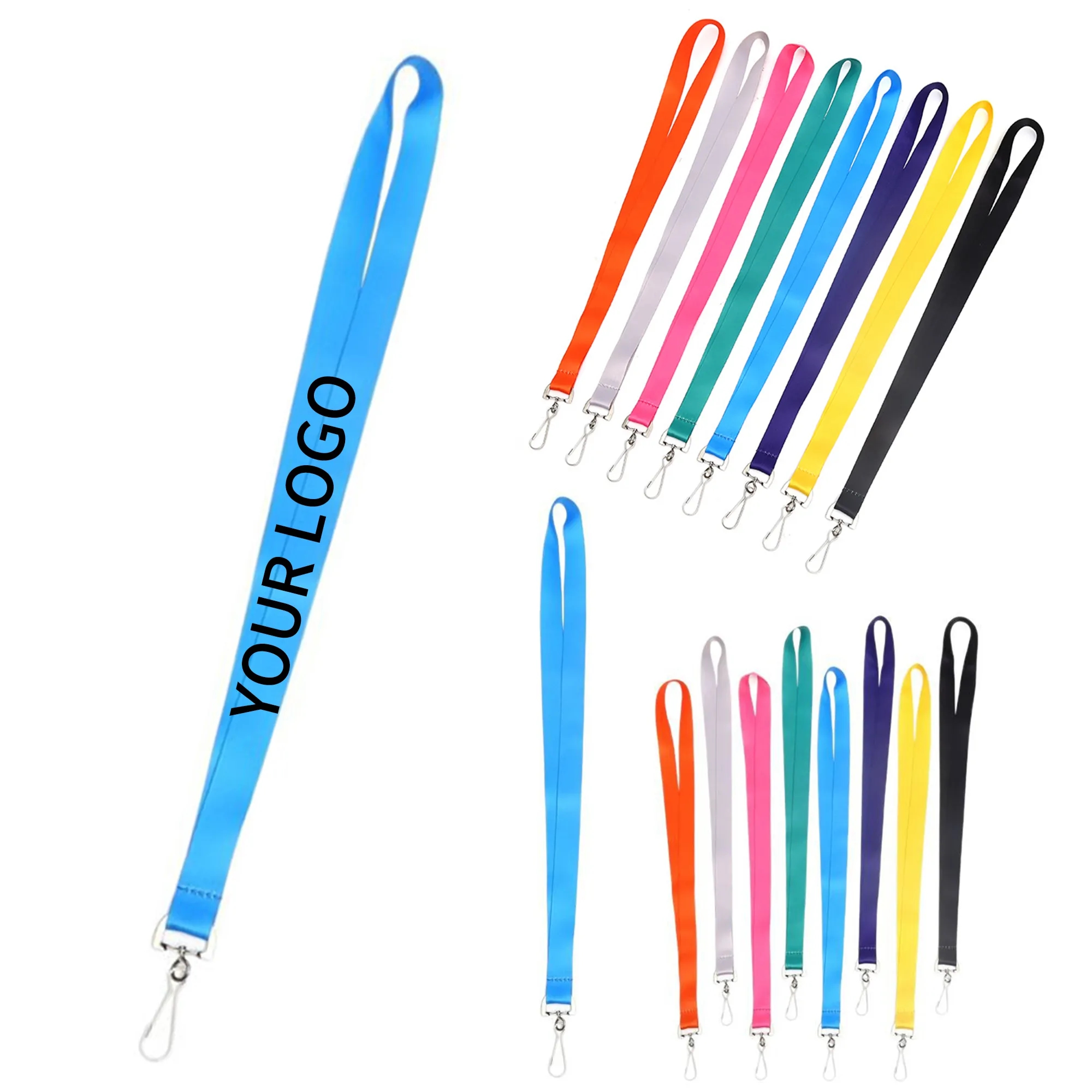 Polyester Lanyard with Hook Lightweight and Practical 5