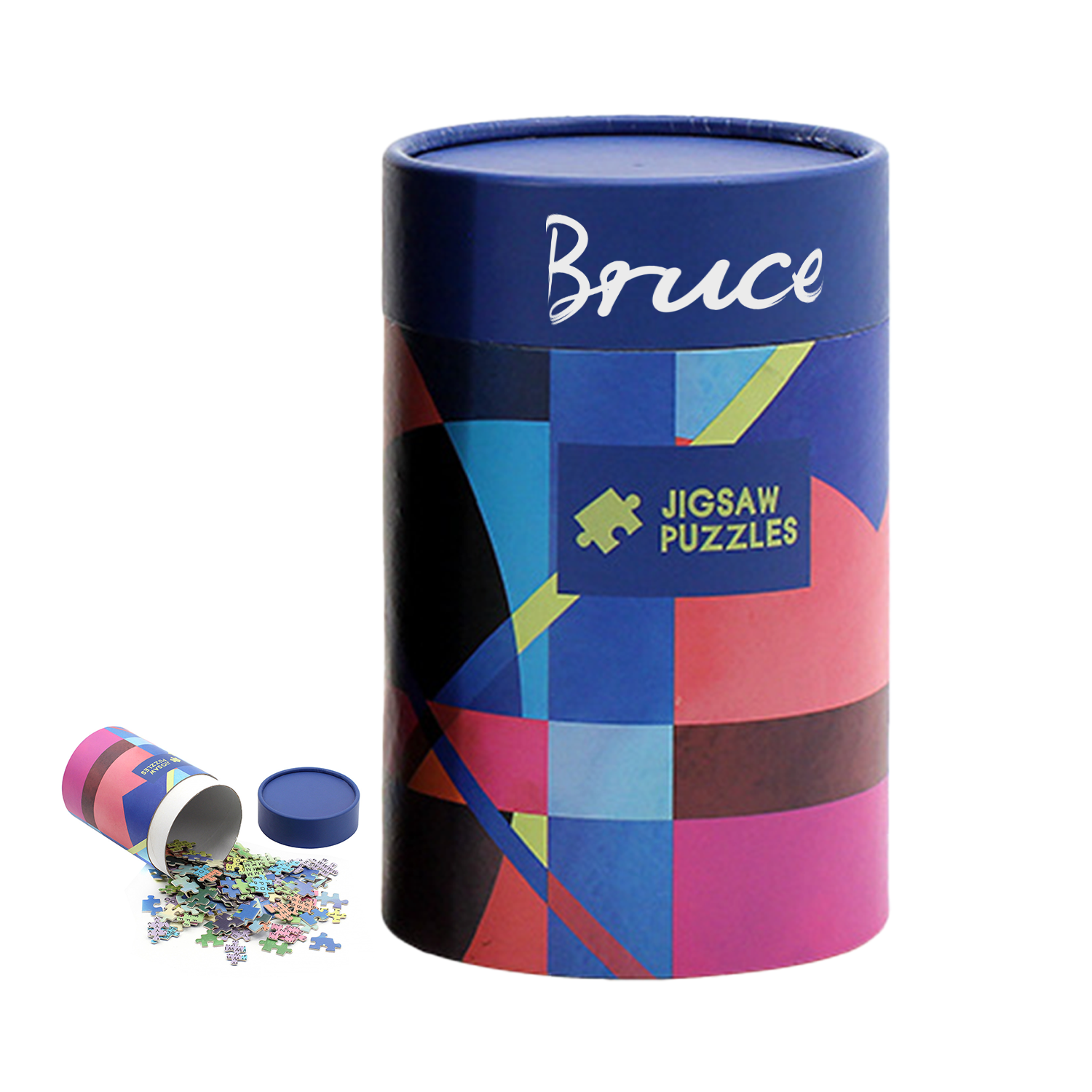 1000pcs Fun Cardboard Jigsaw Puzzle with Cylinder Box 2