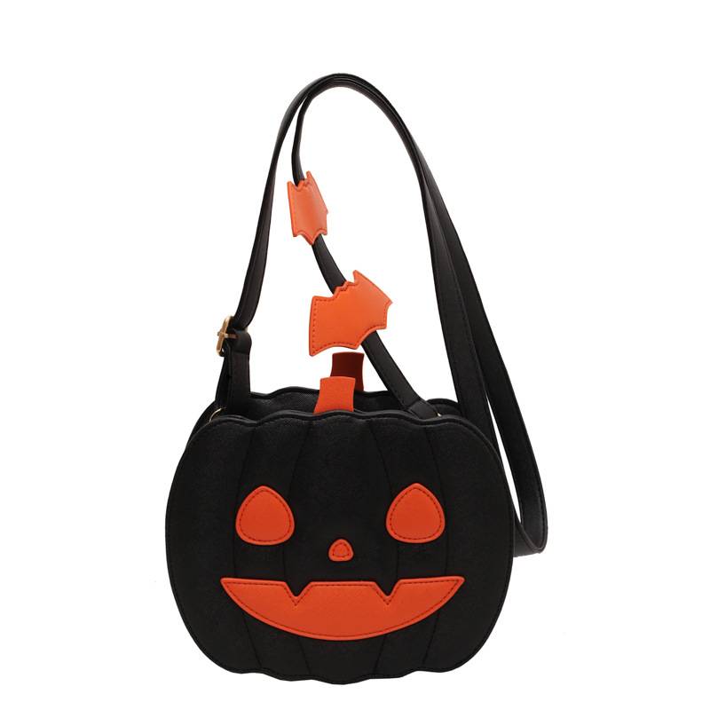 Whimsical Halloween Pumpkin Crossbody Bag 1