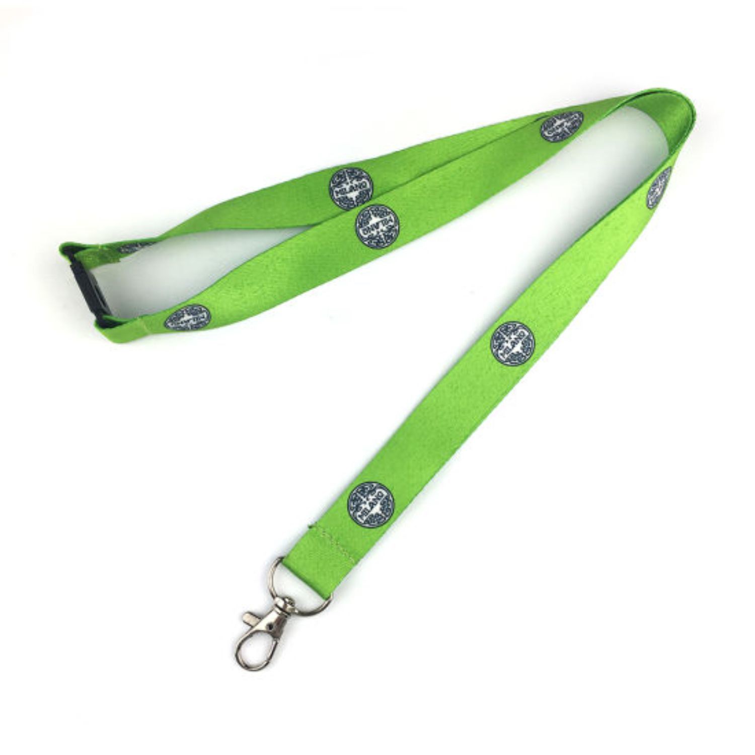 Custom Sublimation Recycled PET Lanyard w/ Safety Breakaway 2