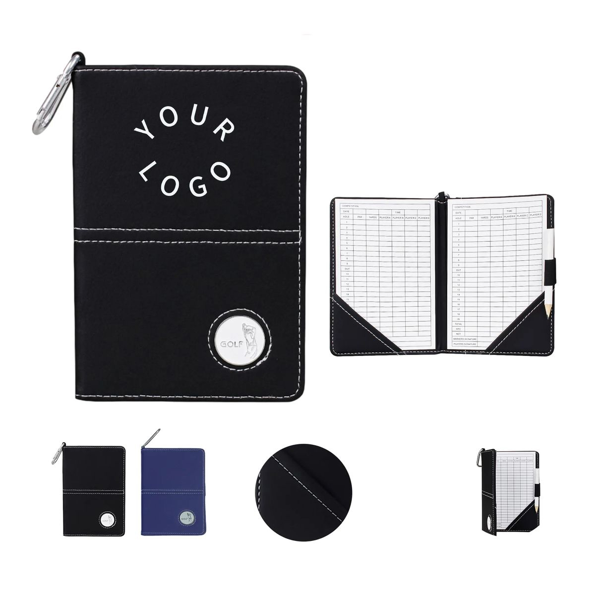 Compact Golf Scorecard Case for Outdoor Use 2