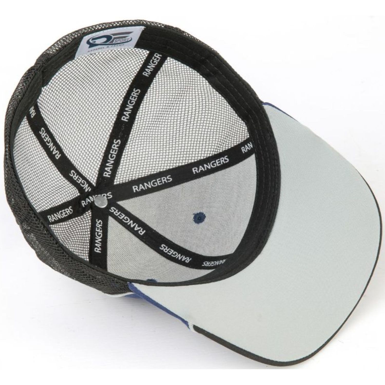 Premium Heathered Poly & Soft Mesh Fabric 6-panel Structured cap with Stretch Fit Closure 3
