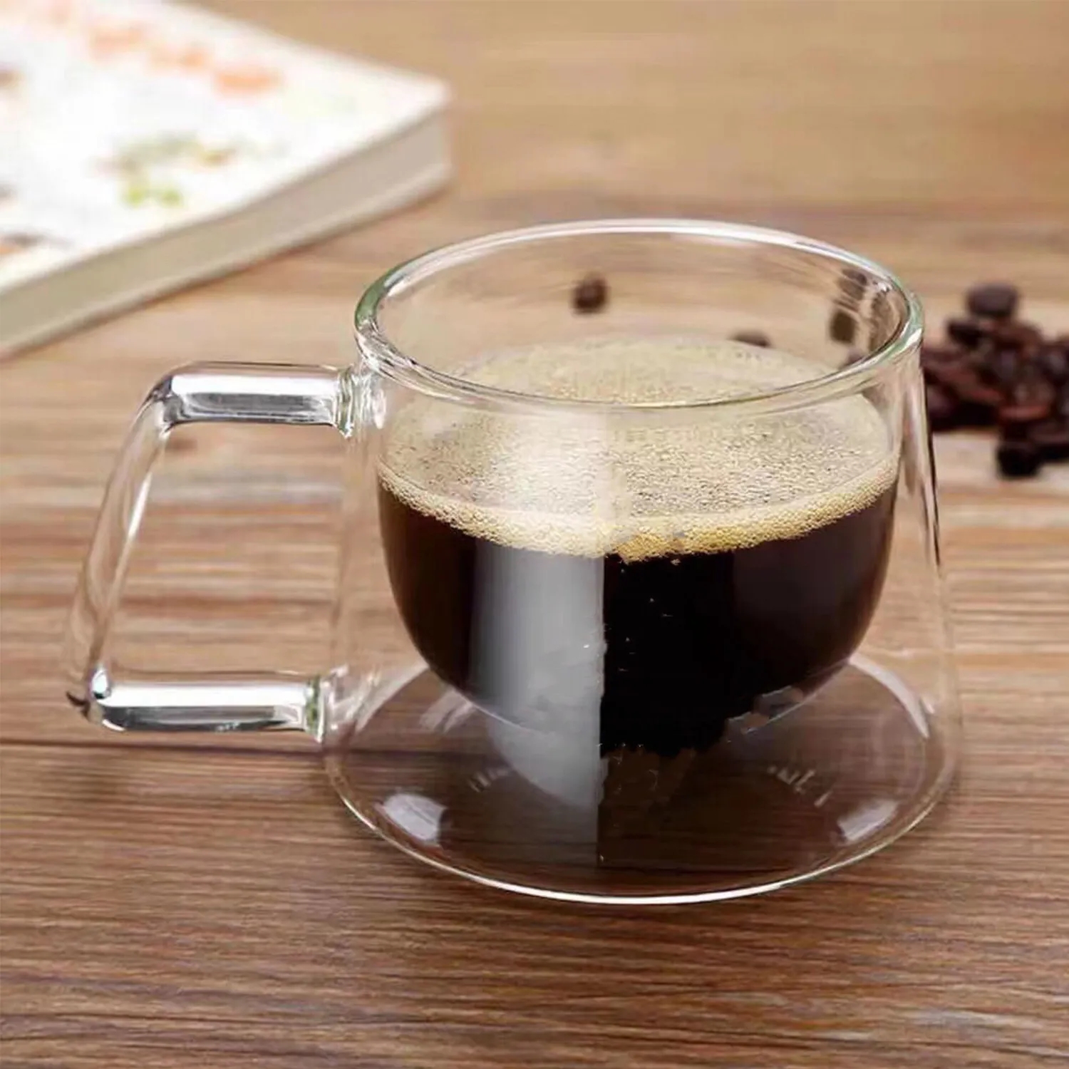 Double Wall Glass Thermo Cup Teacup 5