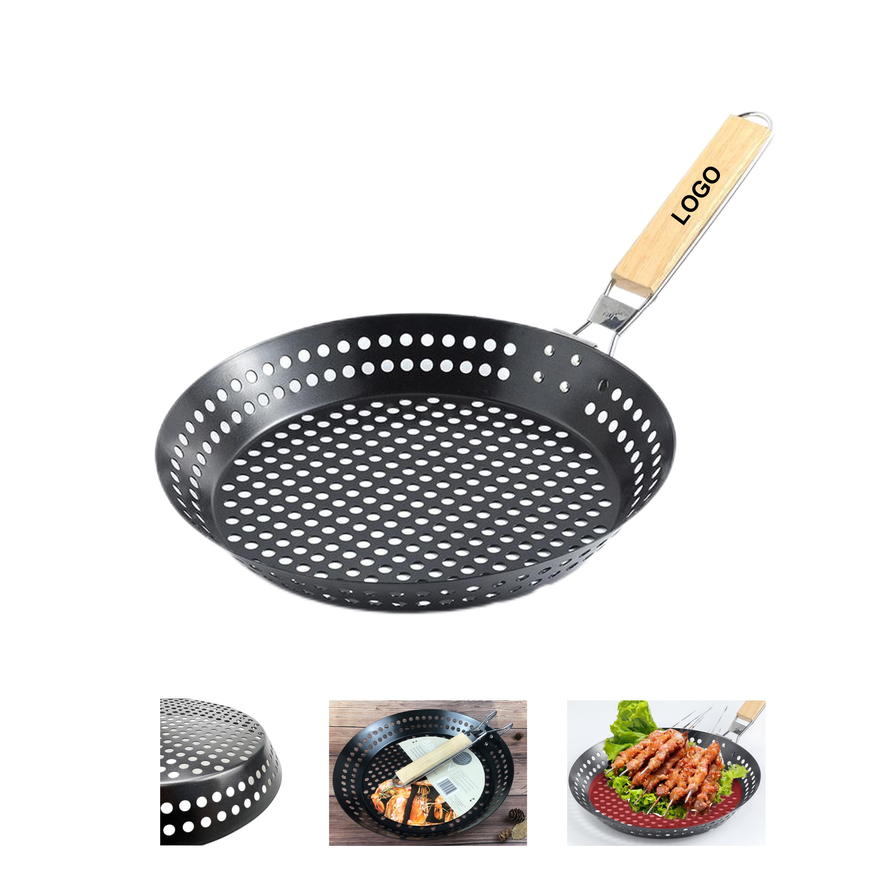 Grill Skillet with Foldable Handle (direct import) 2