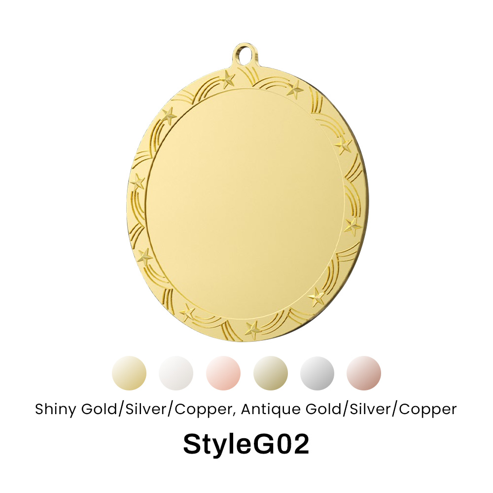 3.5" UV Printed Award Medals 8