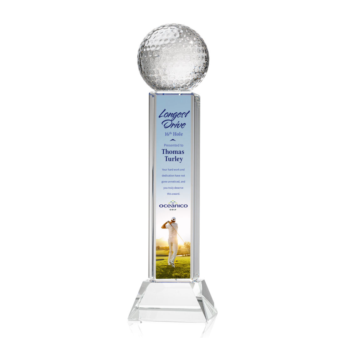 Golf Ball VividPrint™ Award on Stowe - Clear 13