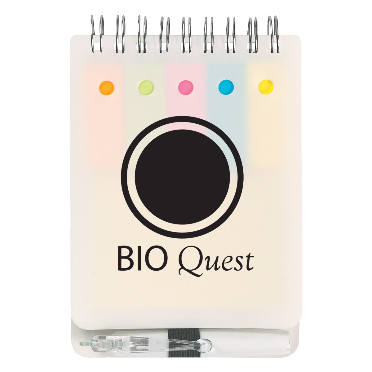 Spiral Jotter With Sticky Notes, Flags & Pen 4
