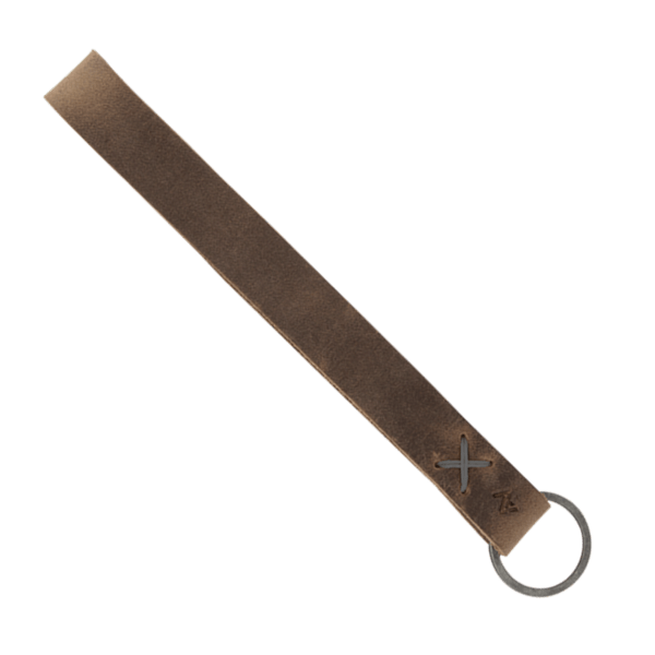 Hayward Leather Wrist Keychain with Metal Split-Ring 41