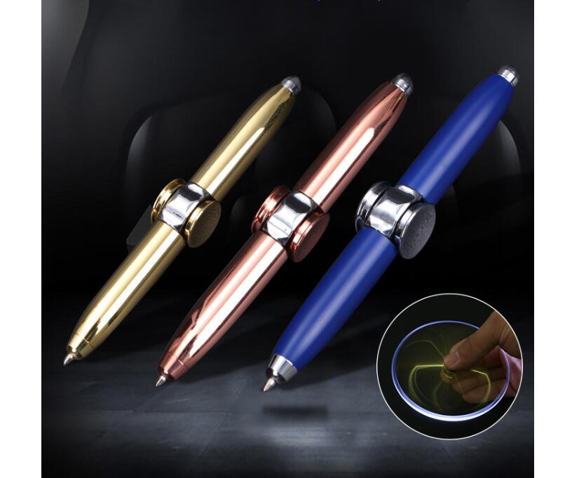Pressure Reducing Pen Fingertip Gyroscope Rotary Lamp 2
