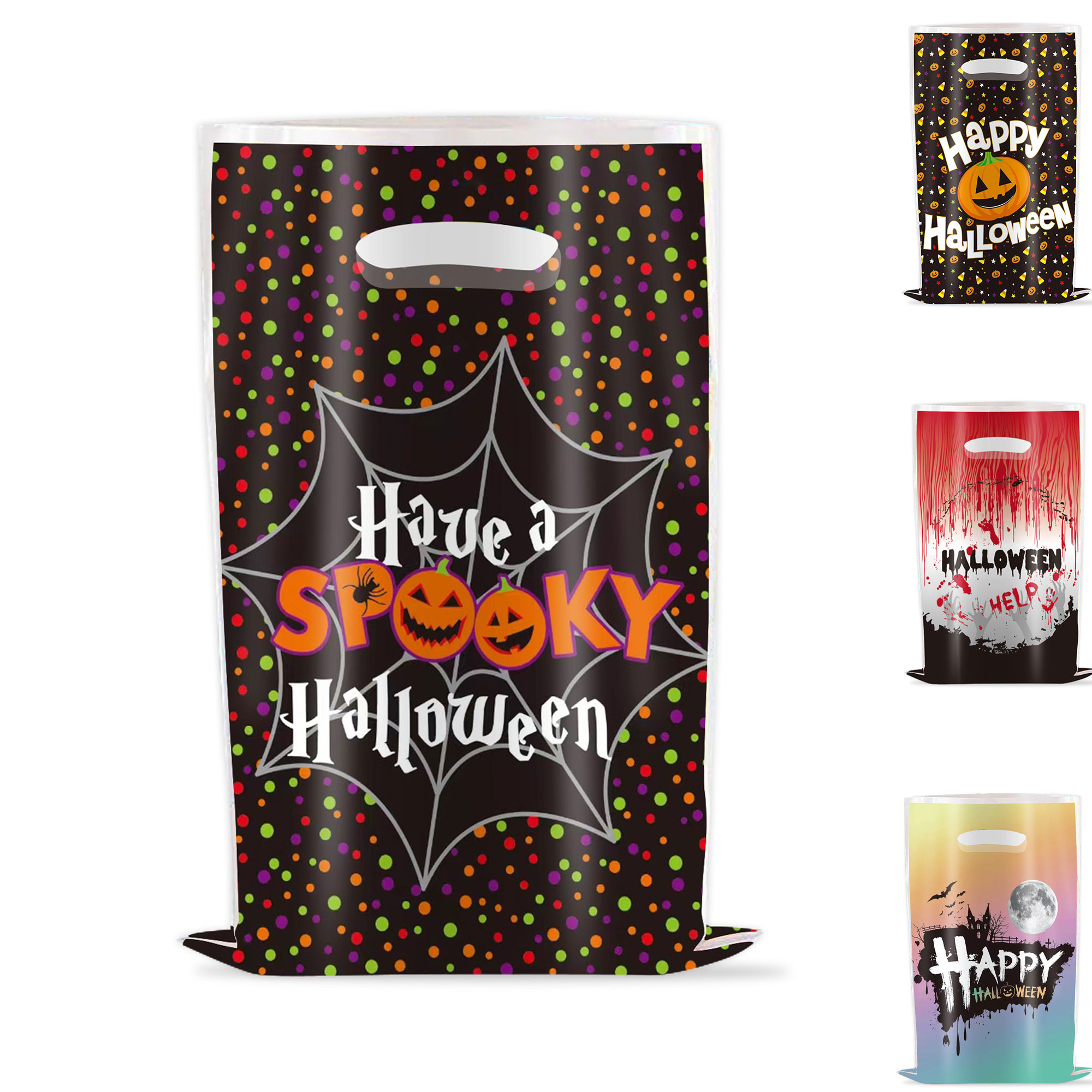 10PCS Halloween Candy Bags for Kids Trick or Treat 1