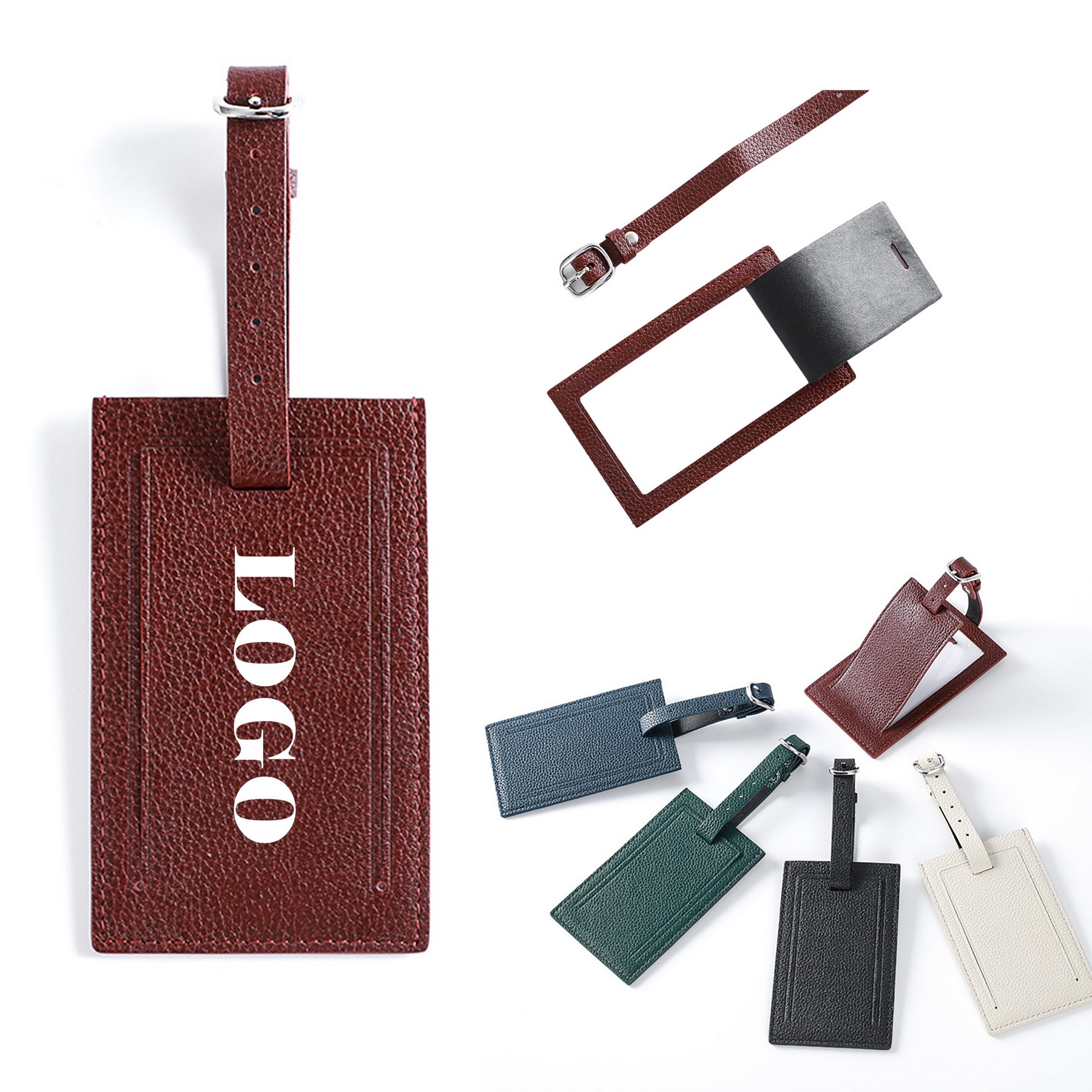 Leather Luggage Tag