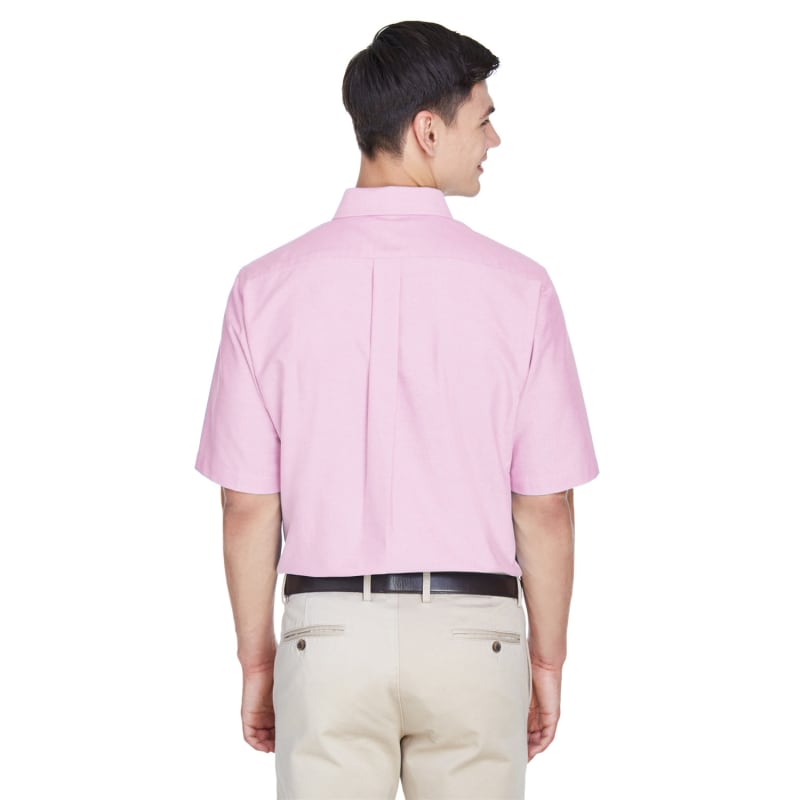 UltraClub Men's Classic Wrinkle-Resistant Short-Sleeve Oxford 28
