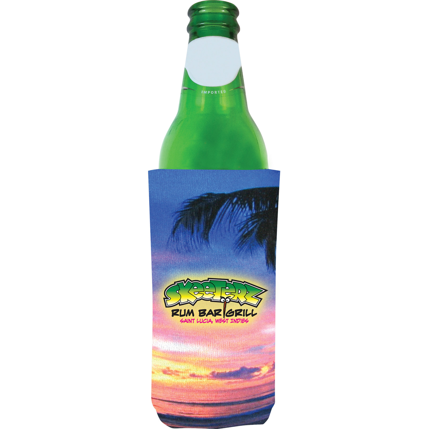 12 Oz. Full-Color Slim Seltzer can cooler 1