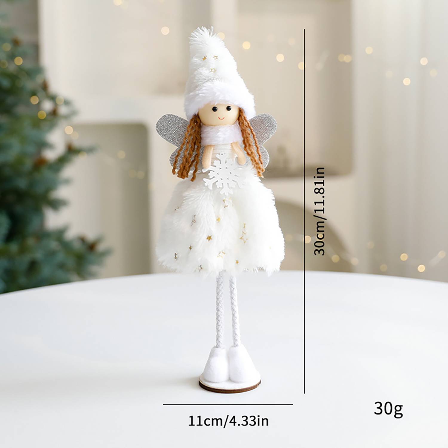 Cute Easter Plush Angel Doll Ornament 2