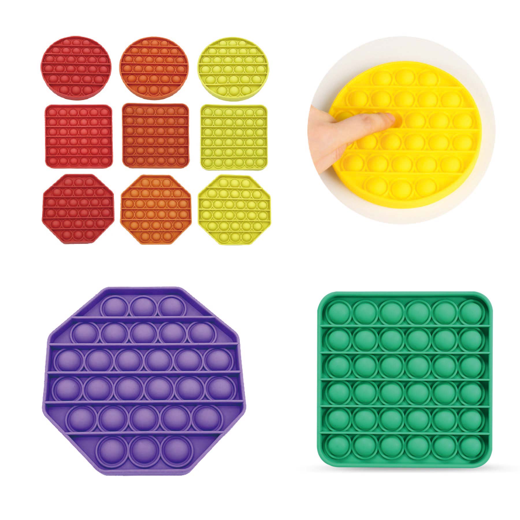 Silicone Bubble Fidget Pop It Fidget Toy 2
