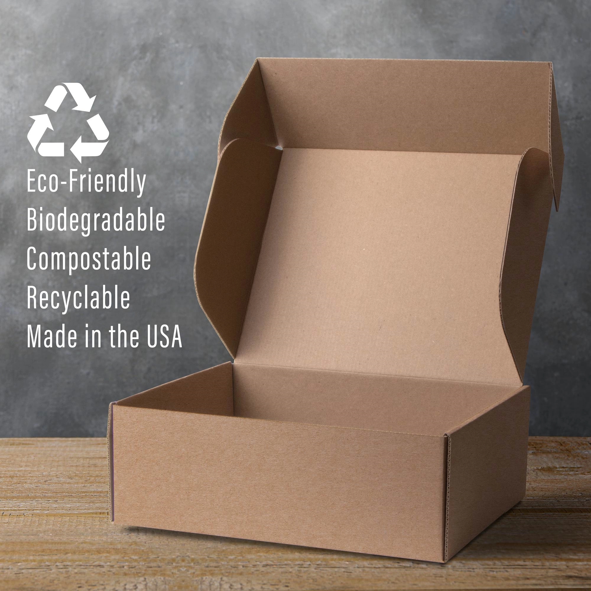 Screen Printed Corrugated Box Large 11x9x4 For Mailers, 5