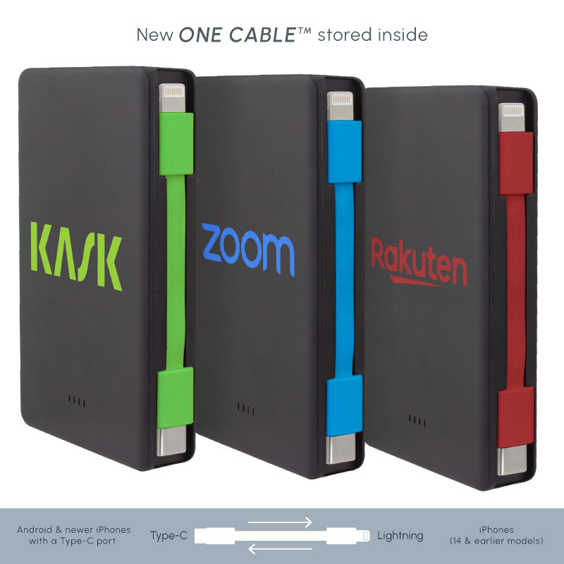 5000mAh UL Listed Power Bank with One Cable™ 5